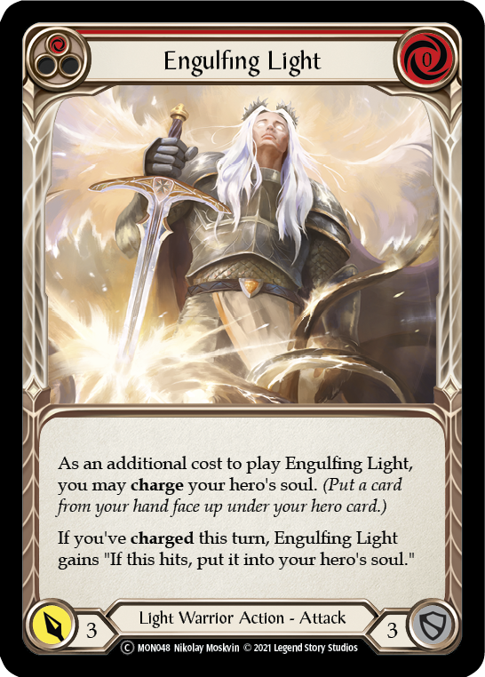 Engulfing Light (Red) [U-MON048-RF] Unlimited Rainbow Foil | Gamers Paradise