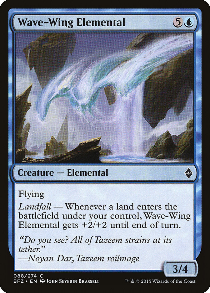 Wave-Wing Elemental [Battle for Zendikar] | Gamers Paradise