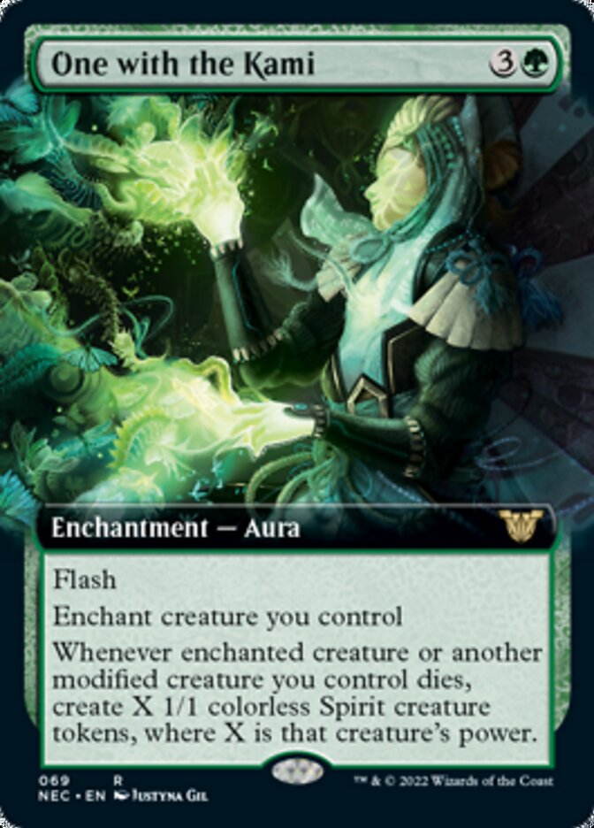 One with the Kami (Extended Art) [Kamigawa: Neon Dynasty Commander] | Gamers Paradise
