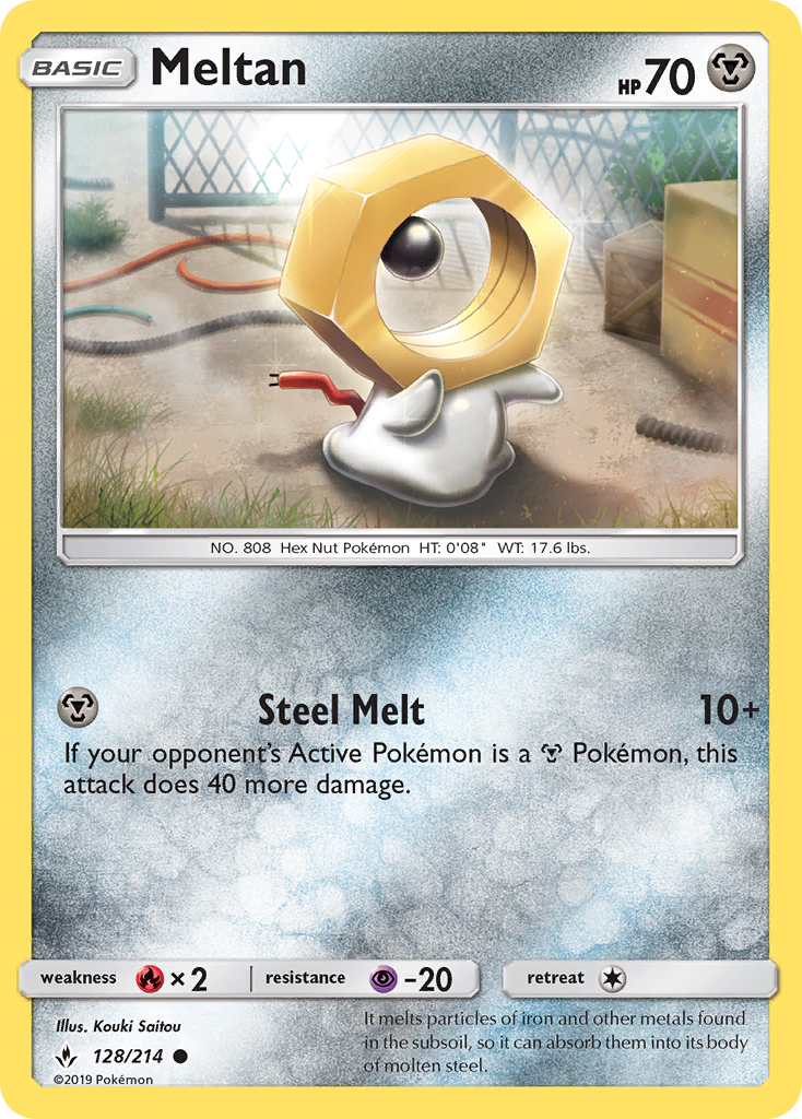 Meltan (128/214) [Sun & Moon: Unbroken Bonds] | Gamers Paradise