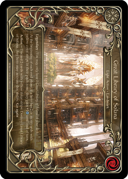 Great Library of Solana [U-MON000-RF] Unlimited Rainbow Foil | Gamers Paradise