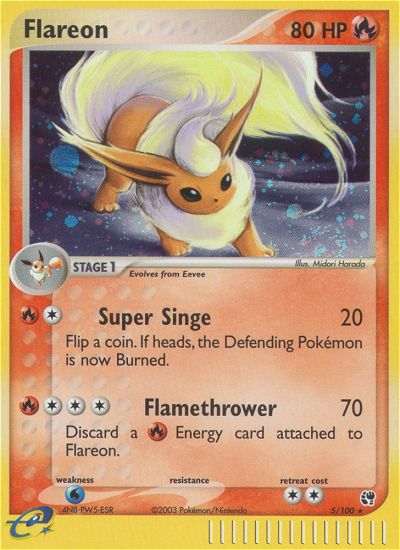 Flareon (5/100) [EX: Sandstorm] | Gamers Paradise