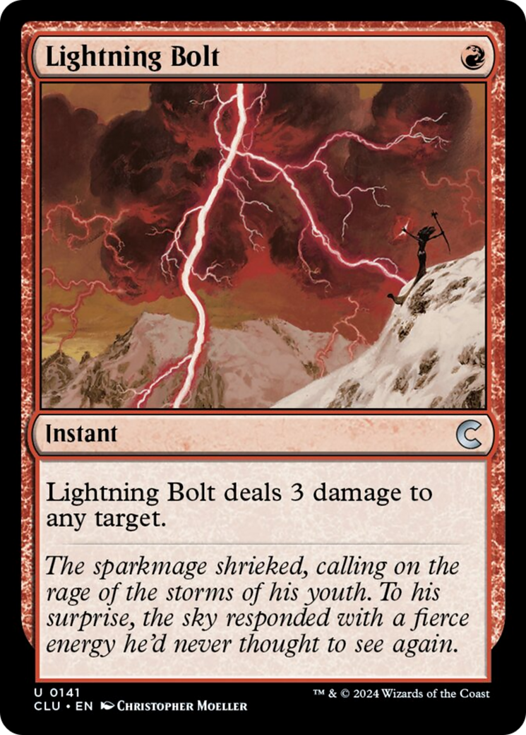 Lightning Bolt [Ravnica: Clue Edition] | Gamers Paradise