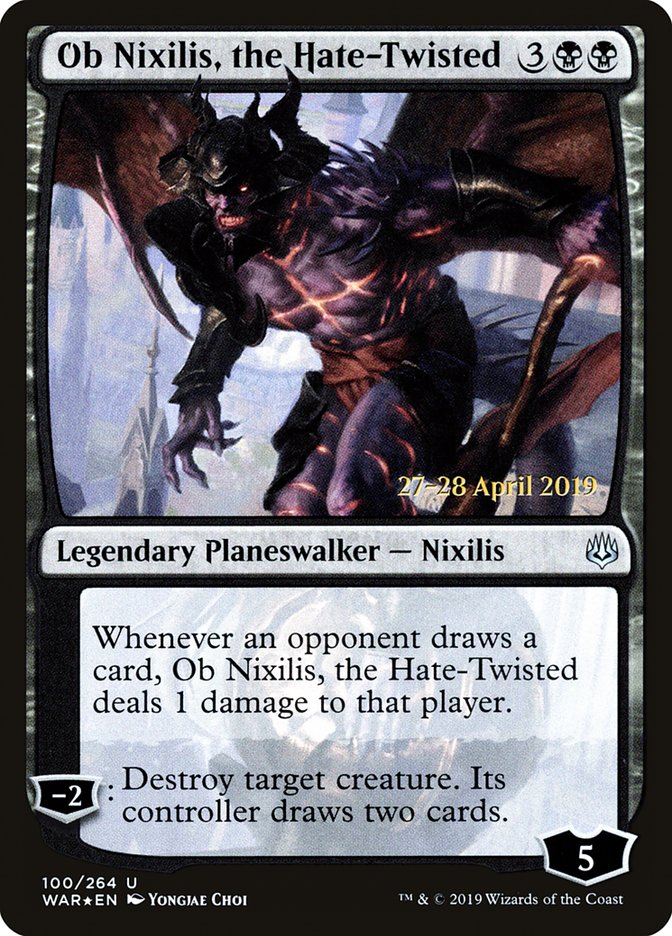 Ob Nixilis, the Hate-Twisted [War of the Spark Prerelease Promos] | Gamers Paradise