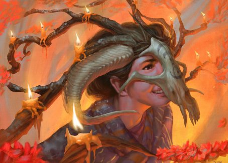 Hedgewitch's Mask Art Card [Innistrad: Midnight Hunt Art Series] | Gamers Paradise