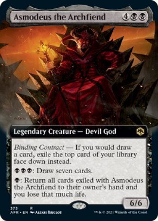 Asmodeus the Archfiend (Extended Art) [Dungeons & Dragons: Adventures in the Forgotten Realms] | Gamers Paradise