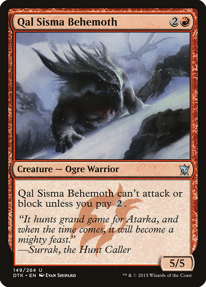 Qal Sisma Behemoth [Dragons of Tarkir] | Gamers Paradise