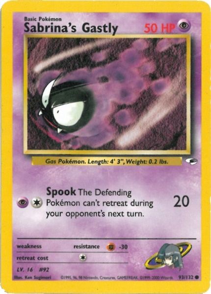 Sabrina's Gastly (93/132) [Gym Heroes Unlimited] | Gamers Paradise