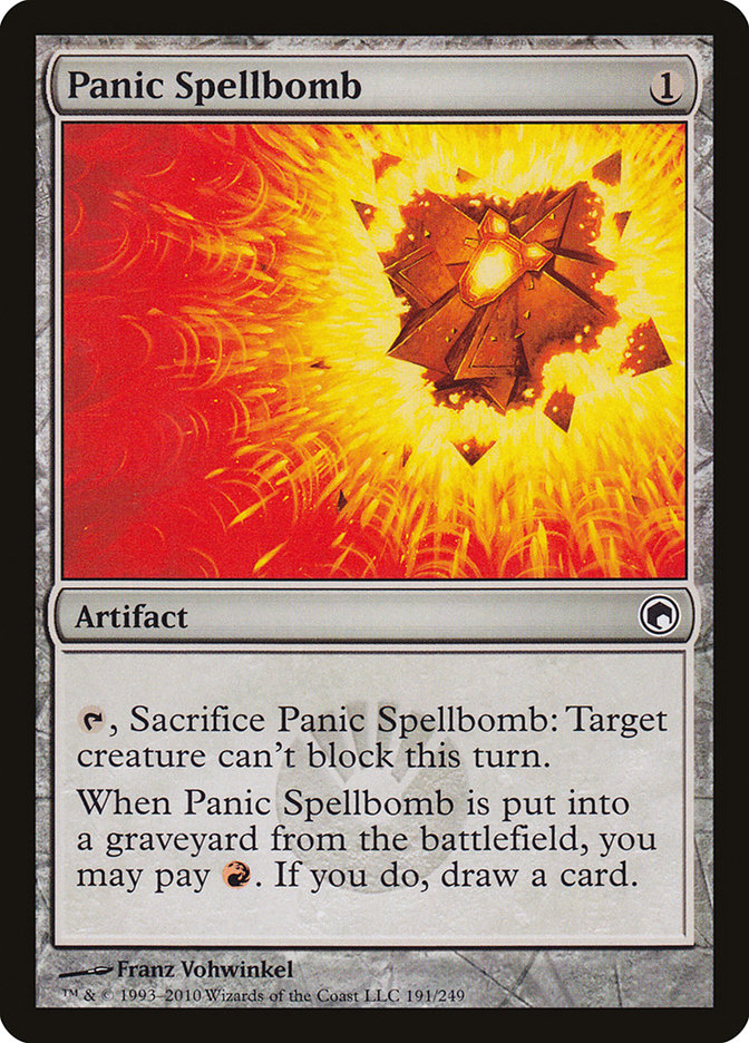 Panic Spellbomb [Scars of Mirrodin] | Gamers Paradise