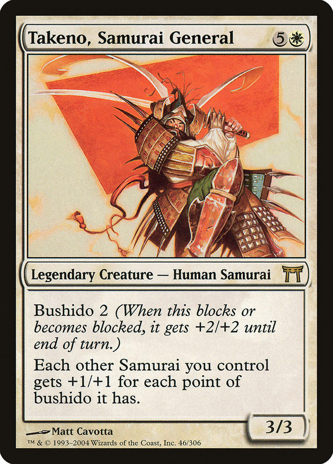 Takeno, Samurai General [Champions of Kamigawa] | Gamers Paradise