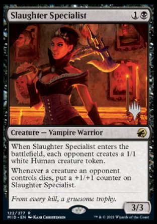 Slaughter Specialist (Promo Pack) [Innistrad: Midnight Hunt Promos] | Gamers Paradise