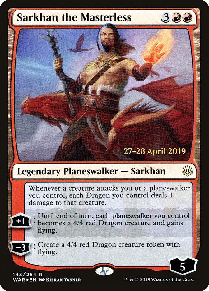 Sarkhan the Masterless [War of the Spark Prerelease Promos] | Gamers Paradise