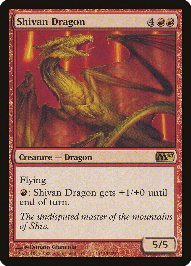 Shivan Dragon [Magic 2010] | Gamers Paradise