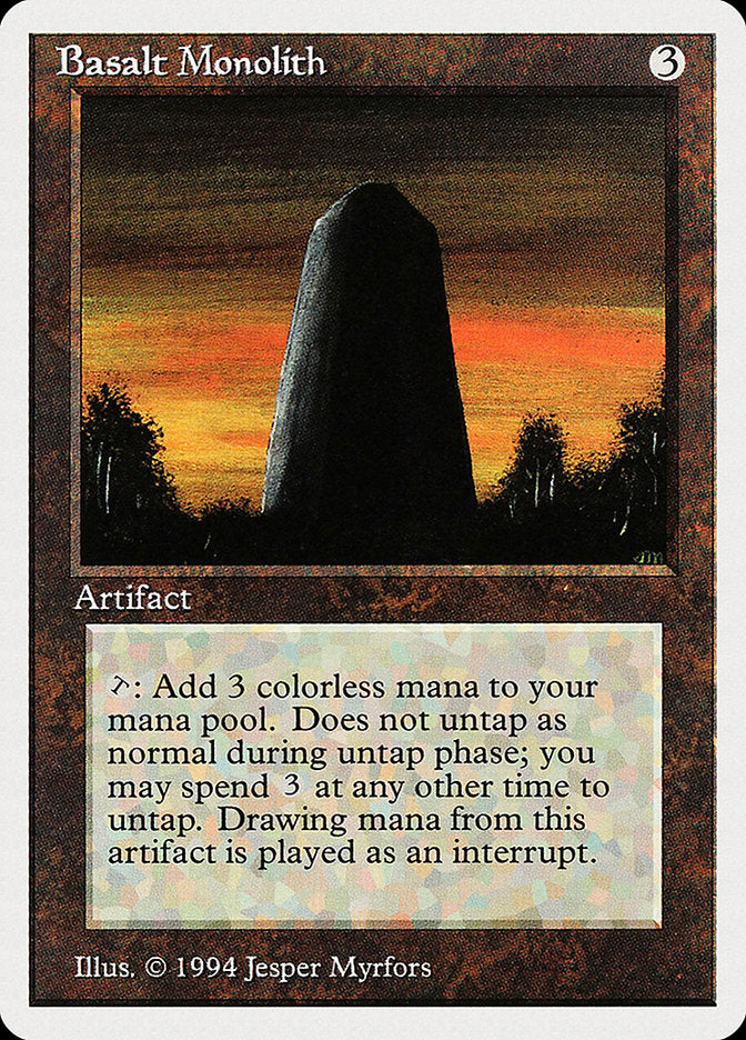 Basalt Monolith [Summer Magic / Edgar] | Gamers Paradise