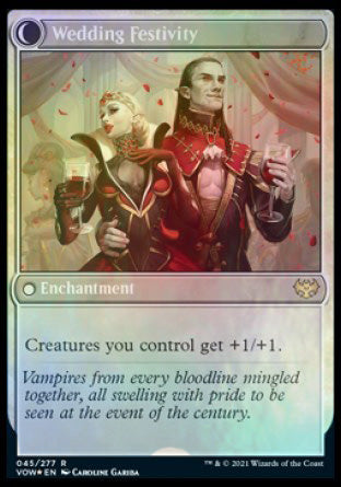 Wedding Announcement // Wedding Festivity [Innistrad: Crimson Vow Prerelease Promos] | Gamers Paradise