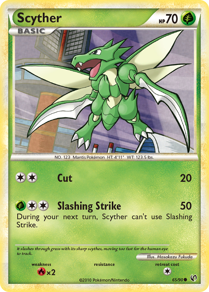 Scyther (65/90) [HeartGold & SoulSilver: Undaunted] | Gamers Paradise