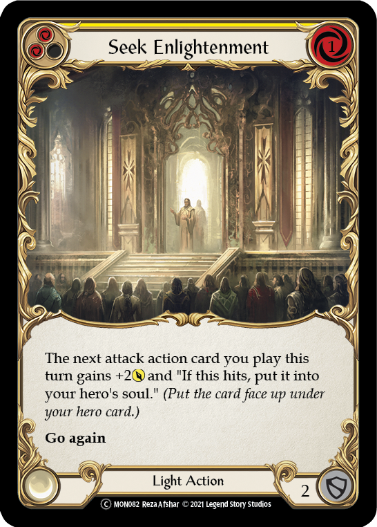 Seek Enlightenment (Yellow) [U-MON082] Unlimited Normal | Gamers Paradise