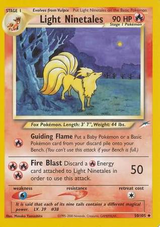 Light Ninetales (50/105) [Neo Destiny Unlimited] | Gamers Paradise