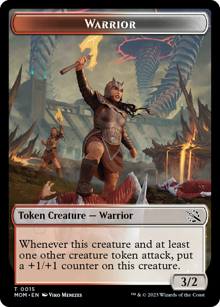 Warrior Token [March of the Machine Tokens] | Gamers Paradise