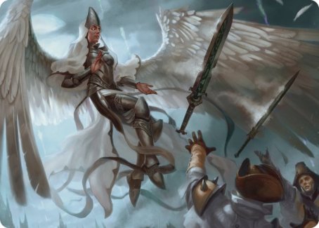 Angelic Quartermaster Art Card [Innistrad: Crimson Vow Art Series] | Gamers Paradise