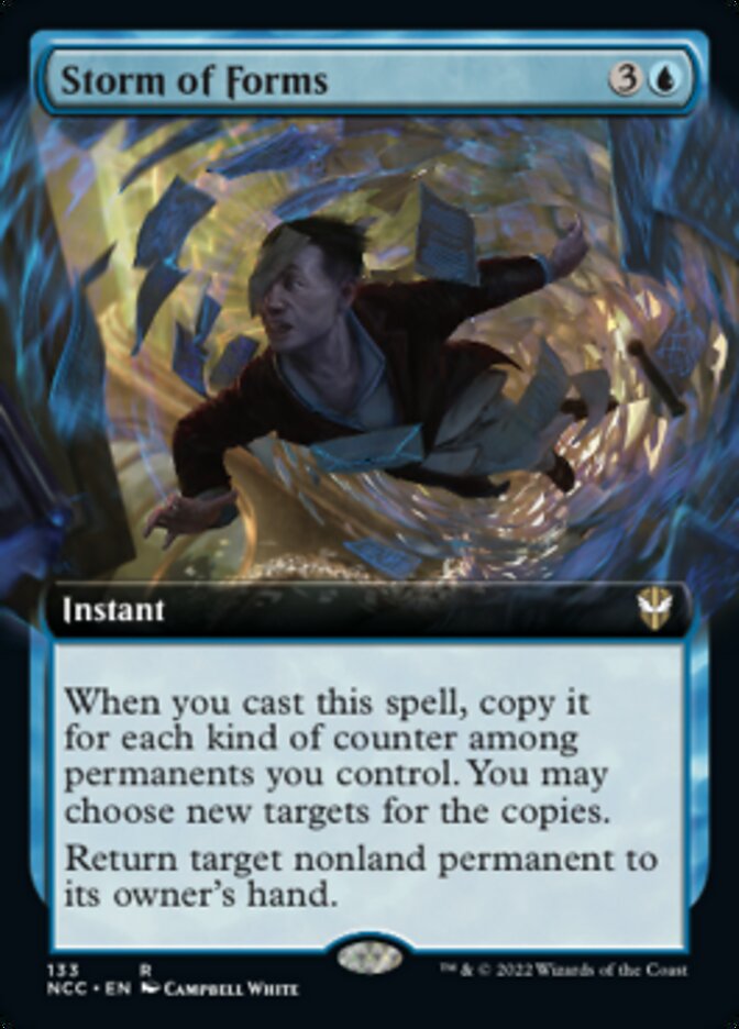 Storm of Forms (Extended Art) [Streets of New Capenna Commander] | Gamers Paradise