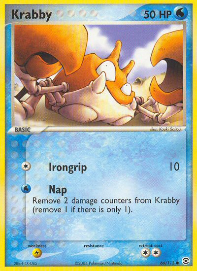 Krabby (66/112) [EX: FireRed & LeafGreen] | Gamers Paradise