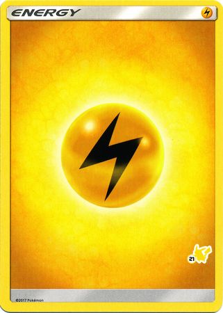 Lightning Energy (Pikachu Stamp #21) [Battle Academy 2020] | Gamers Paradise