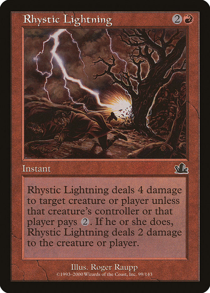 Rhystic Lightning [Prophecy] | Gamers Paradise