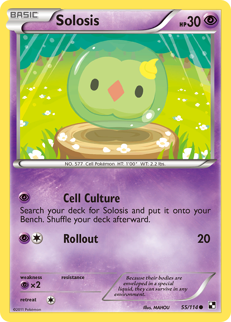 Solosis (55/114) [Black & White: Base Set] | Gamers Paradise