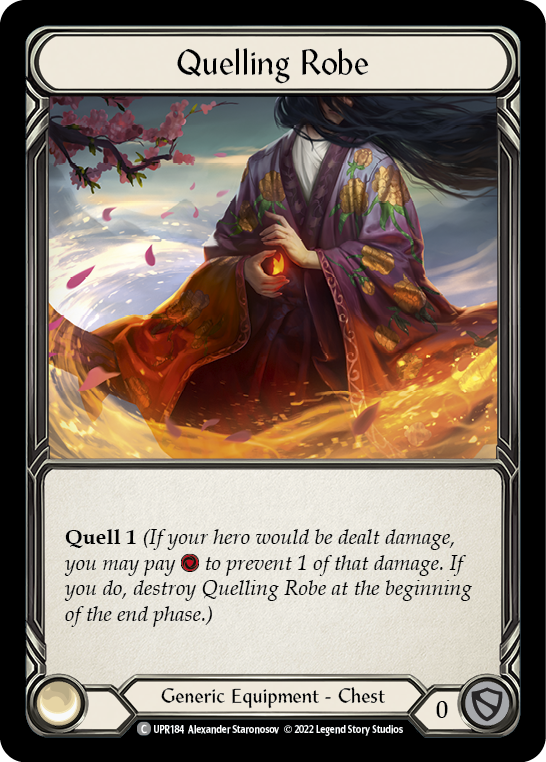 Quelling Robe [UPR184] (Uprising)  Rainbow Foil | Gamers Paradise