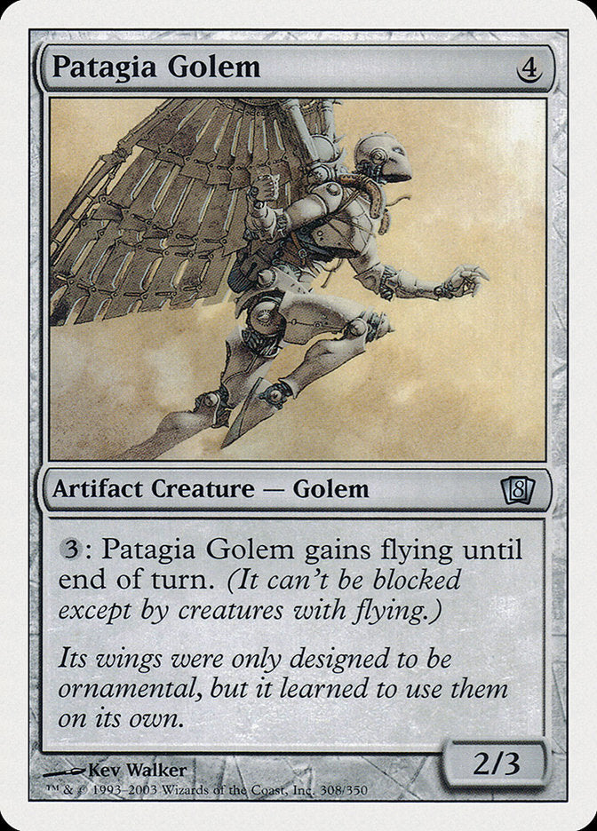 Patagia Golem [Eighth Edition] | Gamers Paradise