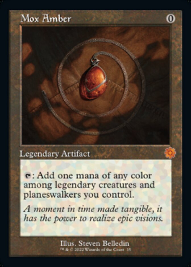 Mox Amber (Retro) [The Brothers' War Retro Artifacts] | Gamers Paradise