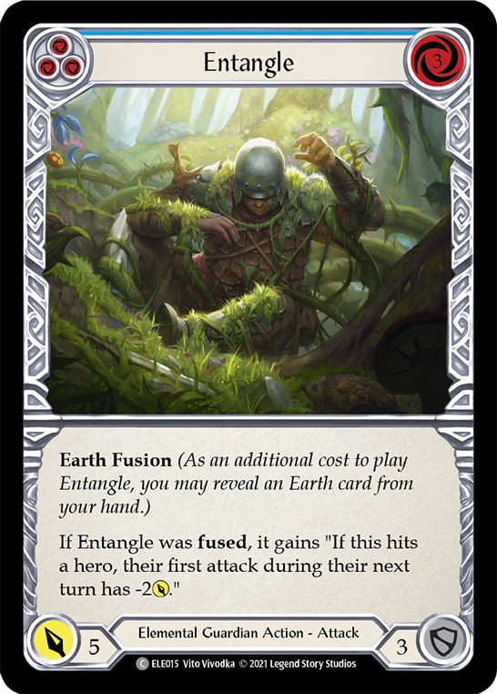 Entangle (Blue) [ELE015] (Tales of Aria)  1st Edition Rainbow Foil | Gamers Paradise