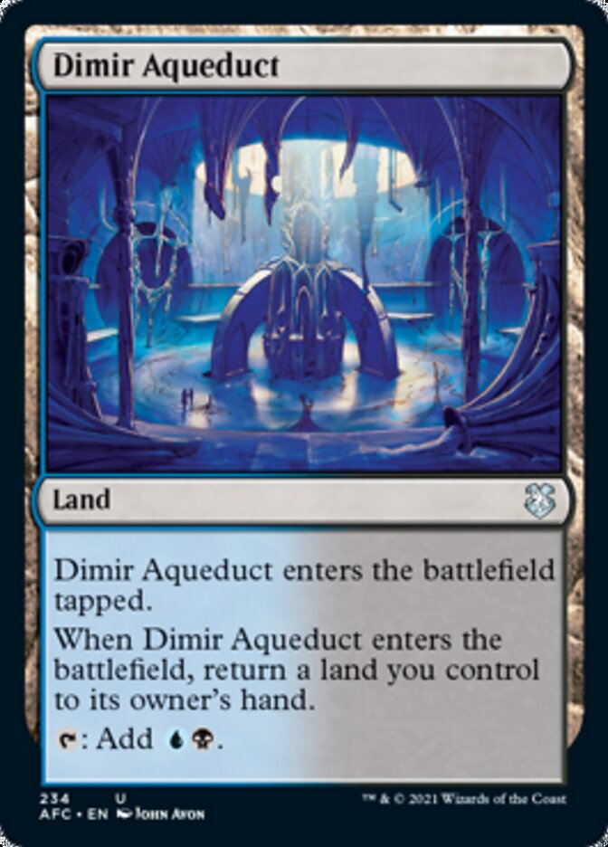 Dimir Aqueduct [Dungeons & Dragons: Adventures in the Forgotten Realms Commander] | Gamers Paradise