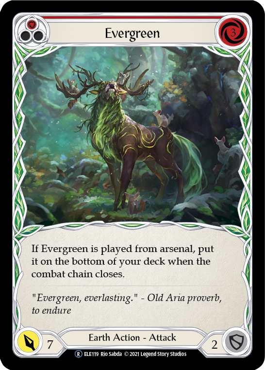 Evergreen (Red) [U-ELE119] Unlimited Normal | Gamers Paradise