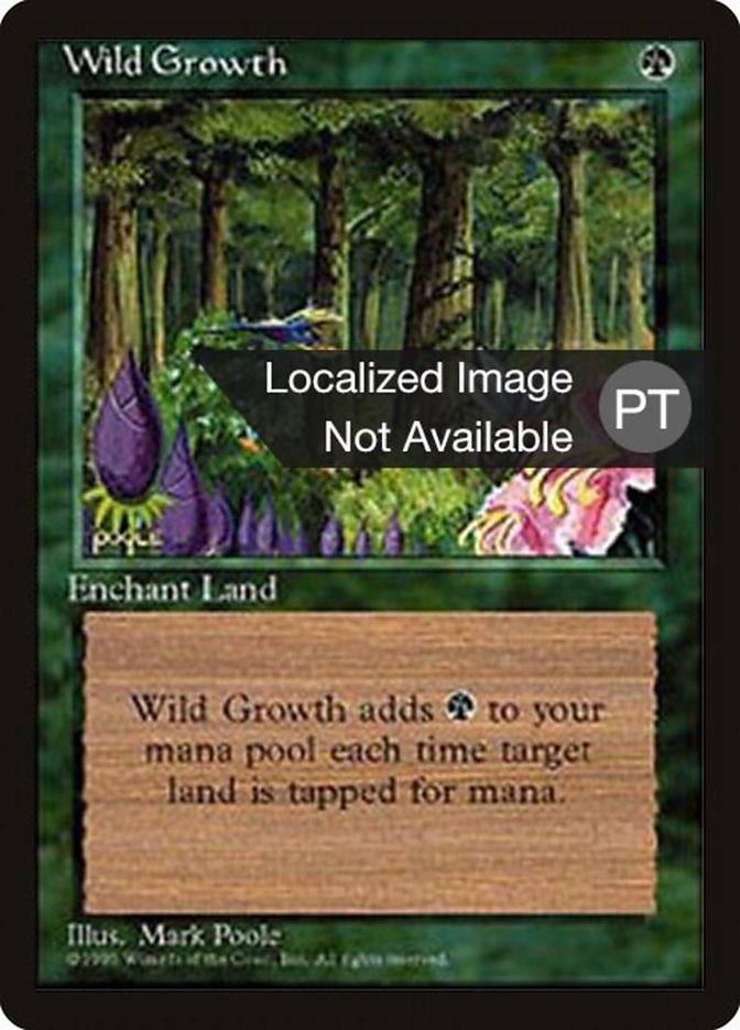 Wild Growth [Fourth Edition (Foreign Black Border)] | Gamers Paradise