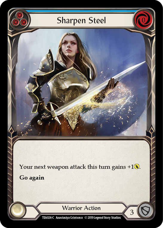Sharpen Steel (Blue) [TEA024-C] 1st Edition Normal | Gamers Paradise