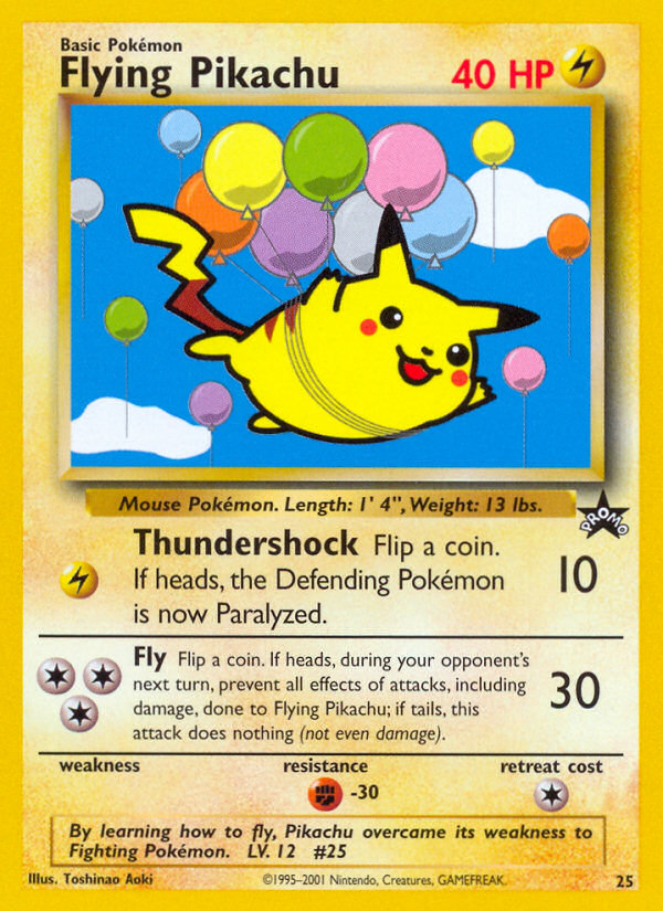 Flying Pikachu (25) [Wizards of the Coast: Black Star Promos] | Gamers Paradise