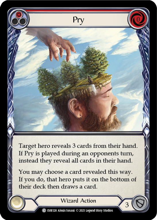 Pry (Red) [EVR128] (Everfest)  1st Edition Rainbow Foil | Gamers Paradise