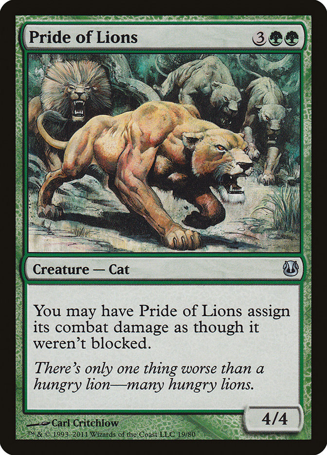 Pride of Lions [Duel Decks: Ajani vs. Nicol Bolas] | Gamers Paradise