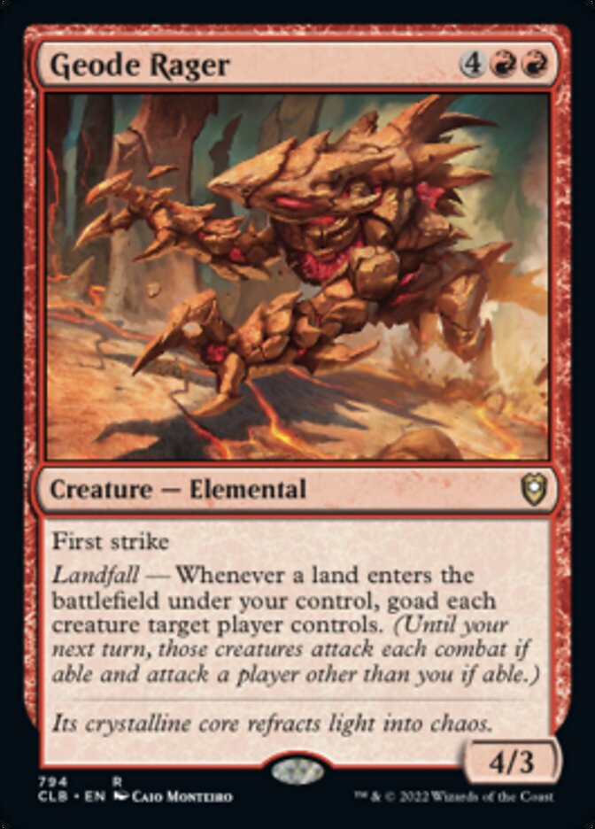 Geode Rager [Commander Legends: Battle for Baldur's Gate] | Gamers Paradise