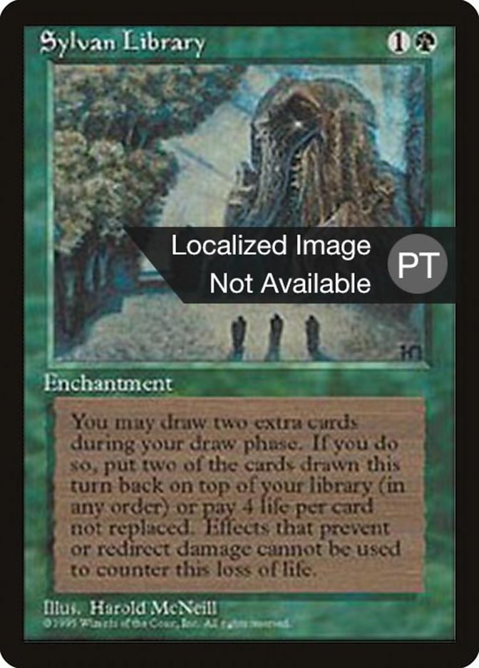 Sylvan Library [Fourth Edition (Foreign Black Border)] | Gamers Paradise