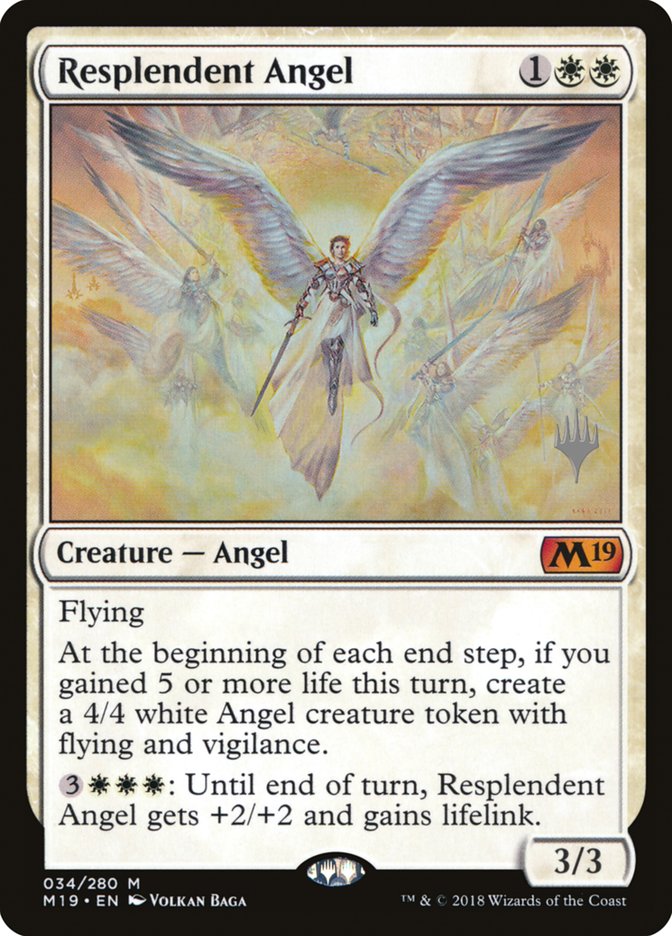 Resplendent Angel (Promo Pack) [Core Set 2019 Promos] | Gamers Paradise