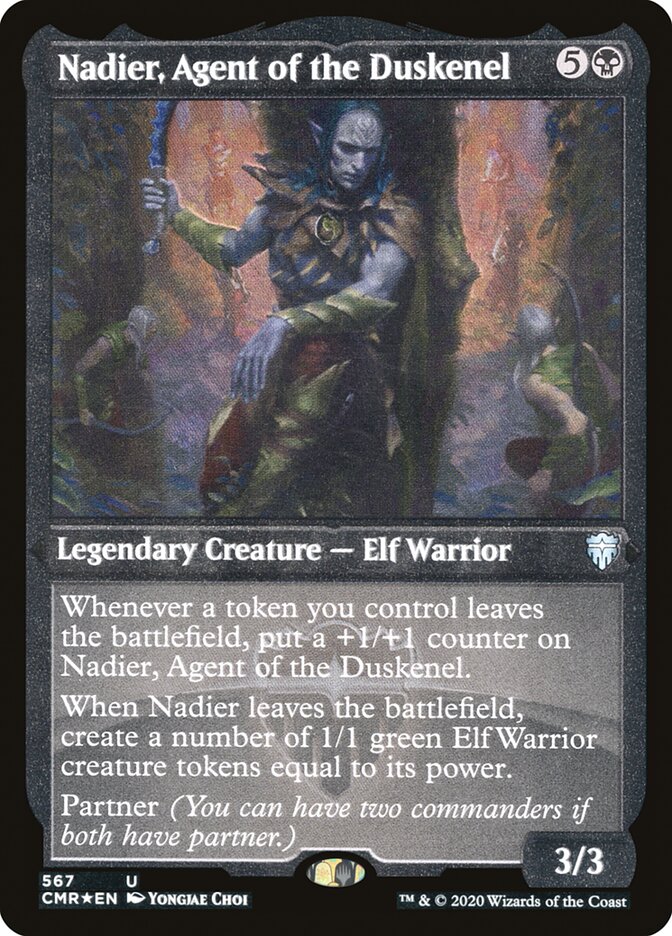 Nadier, Agent of the Duskenel (Etched) [Commander Legends] | Gamers Paradise