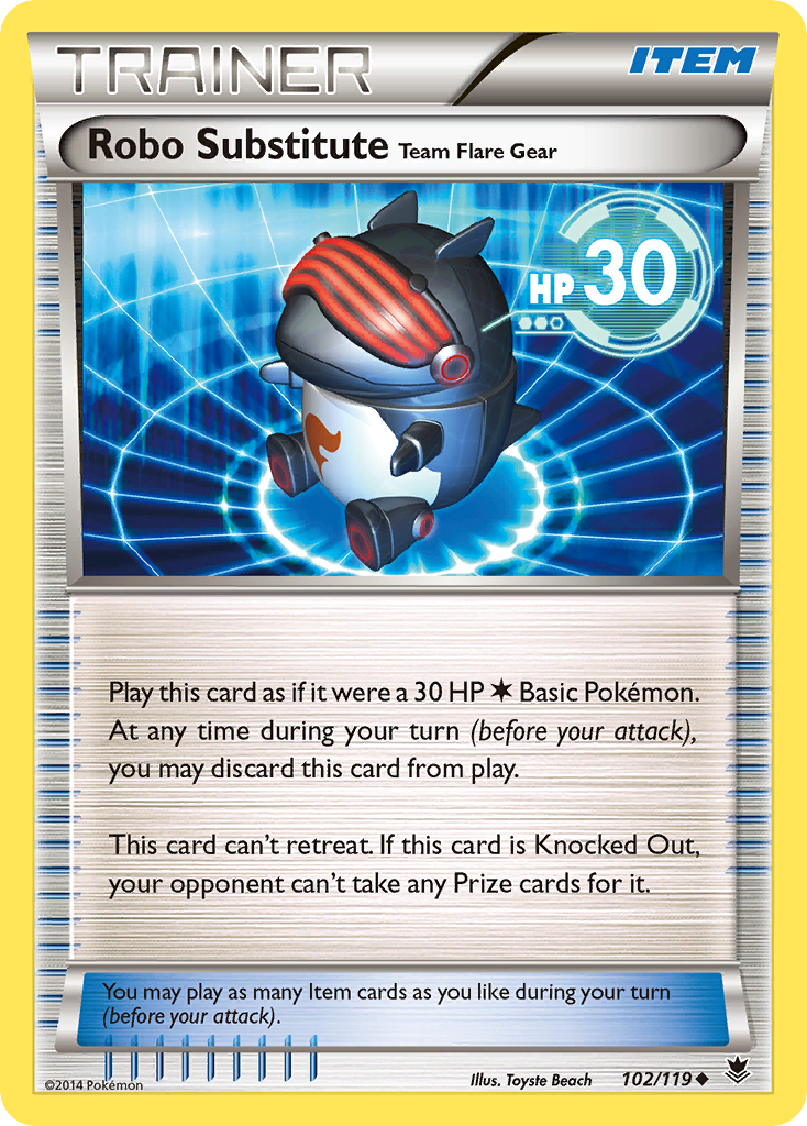 Robo Substitute Team Flare Gear (102/119) [XY: Phantom Forces] | Gamers Paradise