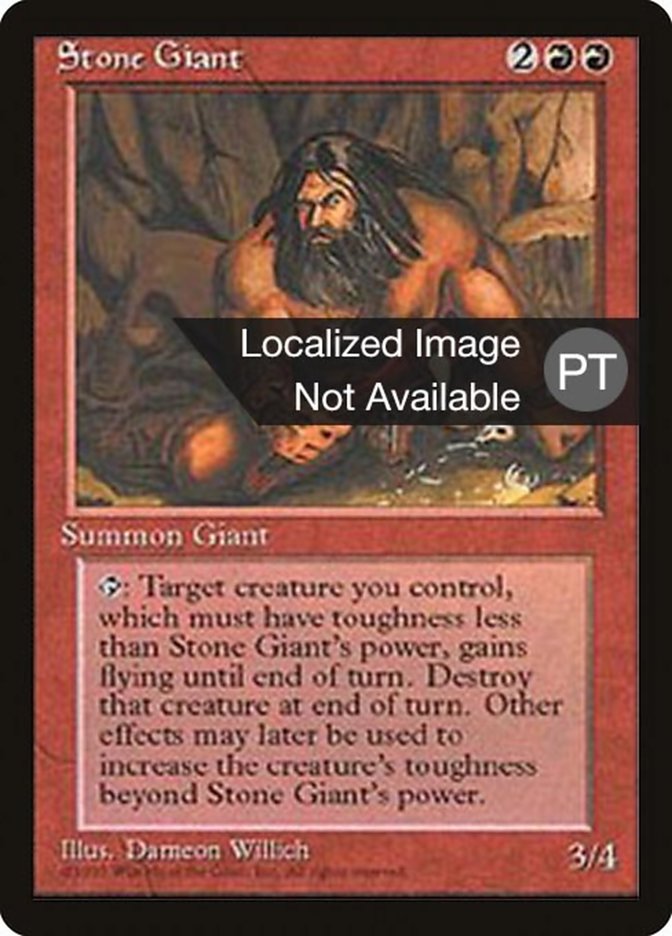 Stone Giant [Fourth Edition (Foreign Black Border)] | Gamers Paradise