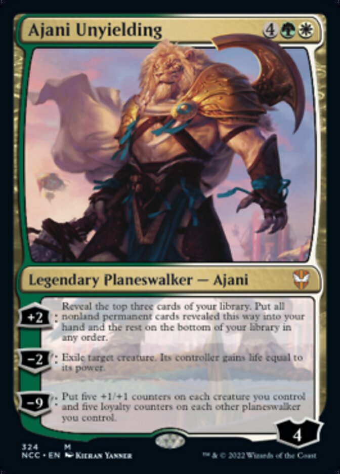 Ajani Unyielding [Streets of New Capenna Commander] | Gamers Paradise