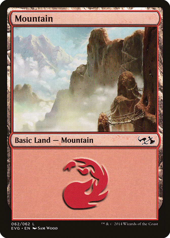 Mountain (62) (Elves vs. Goblins) [Duel Decks Anthology] | Gamers Paradise