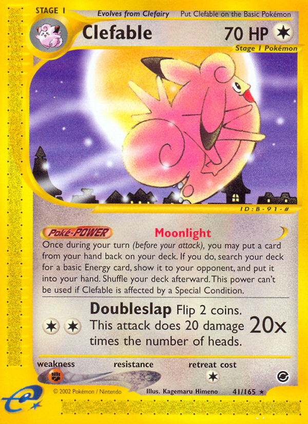 Clefable (41/165) [Expedition: Base Set] | Gamers Paradise