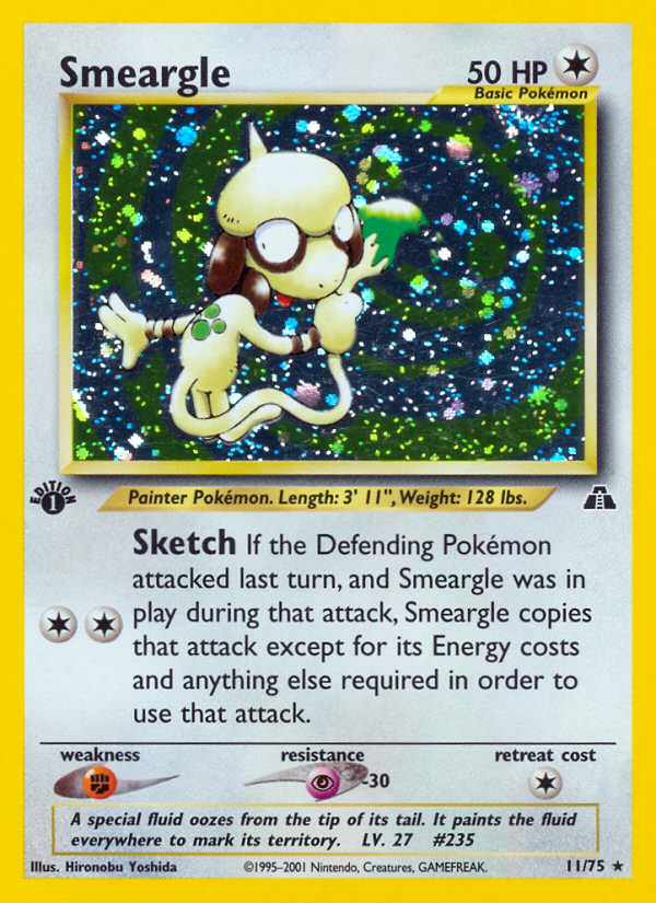 Smeargle (11/75) [Neo Discovery 1st Edition] | Gamers Paradise